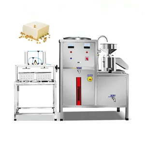 Manual/Gas Control Industrial Soy Milk Tofu Press Maker Production Line Making Machine Price