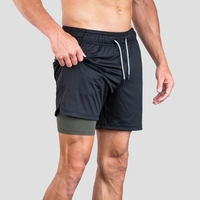 Les hommes les plus vendus de marque recyclé polyester imprimé uni à séchage rapide loisirs vêtements de rue shorts pour hommes