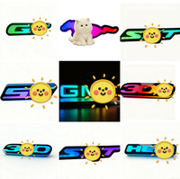 Emblema LED Personalizado de Fábrica China, Serie RGB Flow, 12v 5v, Resistente al Agua, Logotipo OEM