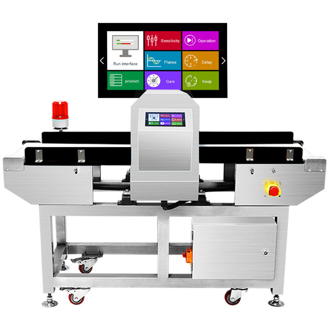 2023 Newly Touch Screen High Sensitivity Industrial Metal Detectors Food Metal Detector Price Metal Detector Food
