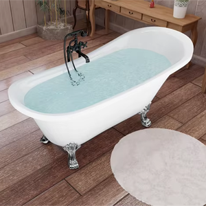 Bañera <span class=keywords><strong>con</strong></span> <span class=keywords><strong>patas</strong></span> de Garra de Tigre antigua de color largo y barata, bañera <span class=keywords><strong>con</strong></span> <span class=keywords><strong>patas</strong></span>, pies de garra, <span class=keywords><strong>bañeras</strong></span> acrílicas blancas para uso en el baño - Product Image 1