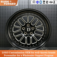 Jantes GUDE forgées personnalisées pour la course de dragster, 15, 17, 18 pouces, avec système Beadlock, 5x120/5x112/5x114.3/6x139.7 pour BMW, Chevrolet, Corvette, Ford