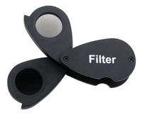 Professional Dichroscope and Chelsea Filter Combo Jewelry Stone Identification Tool for Jewelers and Laboratories