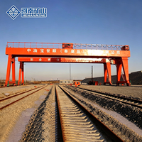 Grue portique à double poutre mobile sur rail pour entrepôt industriel général, capacité 5 à 100 tonnes, à vendre