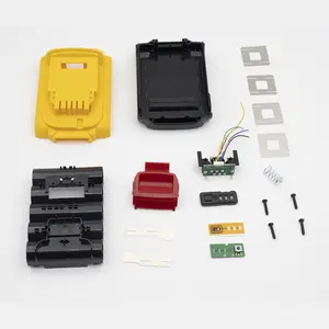 20V DCB200 5 células Li-ion bateria caixa de plástico PCB carregamento proteção placa de circuito caixa Shell para Dewalt bateria