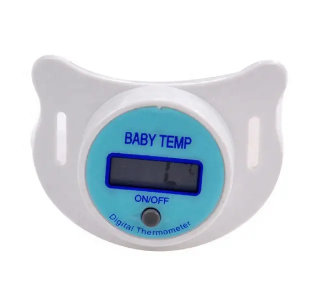 תינוק מוצץ מדחום מרגיע אוראלי מדחום מדידת חום אזעקת מדחום