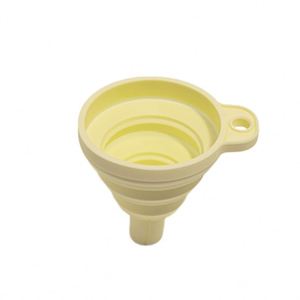 Accessoires de cuisine OEM : Entonnoirs pliables en silicone pour la cuisson quotidienne et le transfert d'eau ou de poudre - Product Image 1