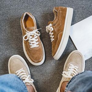 Fashion Design Skateboard <b>Shoes</b> Men's Kids' Genuine Leather Sneakers Retro Casual Breathable <b>Waterproof</b> Anti-Slippery Slip-On - Product Image 4