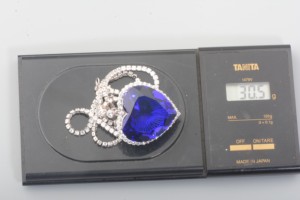 Titanic Ocean Star collier synthétique Tanzanite amour collier livraison gratuite pour les classiques <span class=keywords><strong>ROSE</strong></span> collier personnalisation - Product Image 5