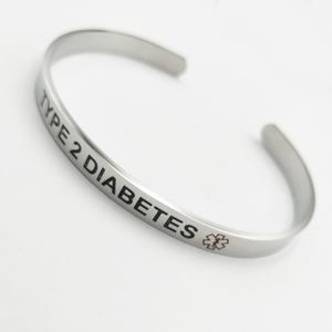 FT-23 Iniziale Monili 2020 di Pressione Sanguigna Diabete Bracciali Epilessia Medica Logo In Acciaio Inox Al Titanio Del Polsino Del Braccialetto Del Braccialetto - Product Image 3