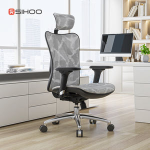 <span class=keywords><strong>Sihoo</strong></span> M57 Chaise de travail noire et grise Accoudoirs en PU 3D Siège de bureau Mobilier de bureau Chaises de bureau ergonomiques - Product Image 3
