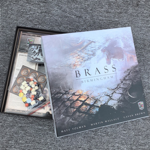 Versión en inglés: Juego de mesa de cartas personalizado de gran tamaño, estilo Birmingham, para la Revolución Industrial, con temática de estrategia y razonamiento, fabricado en China. - Product Image 1