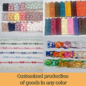 Grosir 20 Warna Kain Renda Bordir Trim Renda Poliester Multi-warna Produsen Pita Renda Gaya Baru - Product Image 6