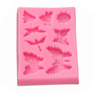 <span class=keywords><strong>Molde</strong></span> <span class=keywords><strong>de</strong></span> Silicona para Decoración <span class=keywords><strong>de</strong></span> Pasteles y Fondant, Forma Rectangular, 3D, 8 Variantes, Divertidos Animales, Mariposa, Libélula, Abeja, Mariquita - Product Image 3