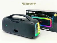 MS-3644BT-W Microphone Karaoké Enceinte Portable Sans Fil Bluetooth avec Basses Subwoofer Lecteur Sport pour la Maison Cadeau RGB Fête TF USB FM