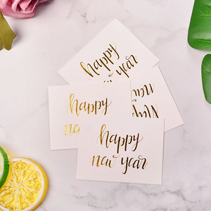 OBROU logotipo personalizado en relieve hoja de oro rosa estampado en caliente rubor Rosa negocios tarjetas de agradecimiento embalaje al por mayor servicios de impresión - Product Image 3