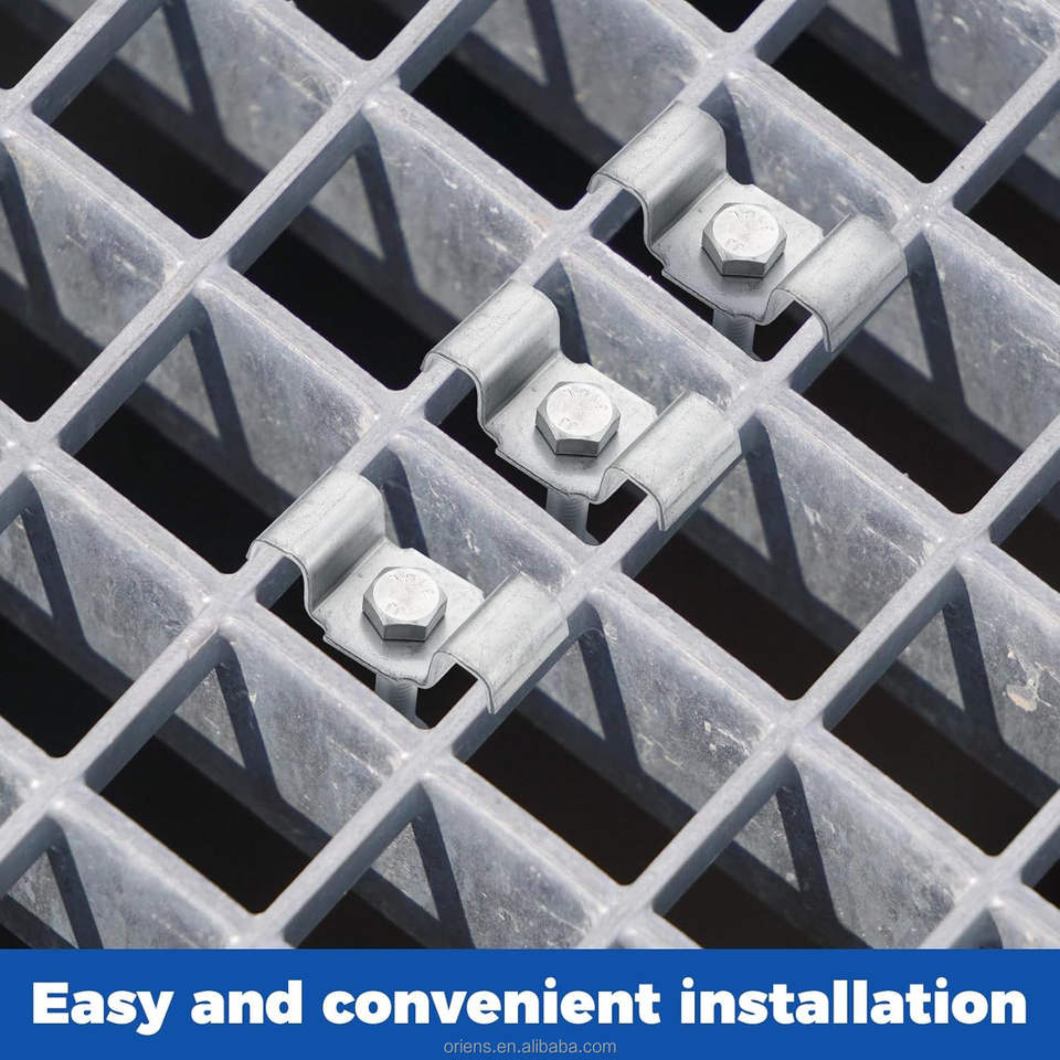 OEM Available Various Grating Clip Types: Self-Locking Clip, J Clip, M ...