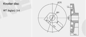 Disco de Atador 4C2052 (813532.1) Piezas de Empacadora Agrícola para CLAAS <span class=keywords><strong>MARKANT</strong></span> 65 - Product Image 3