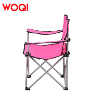 WOQI vente en gros personnalisé moderne fer Compact Portable Barbecue pêche chaise de plage extérieur pliant Camping