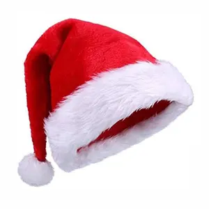 Inverno Cappello Lavorato A Maglia Calze Di Natale Decorazioni di natale Babbo Cappello ---- Accettare Logo Personalizzato