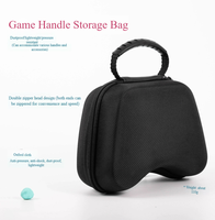 Étui rigide pour manette EVA pour PS5/Xbox/Switch Pro, sac de rangement pour manette en tissu Oxford, double fermeture éclair, poignée portable