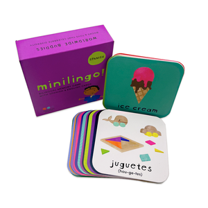 Cartes personnalisées OEM pour l'apprentissage cognitif de l'espagnol et de l'anglais, cartes de pharmacologie Canatomy ABC, cartes flash personnalisées - Product Image 6