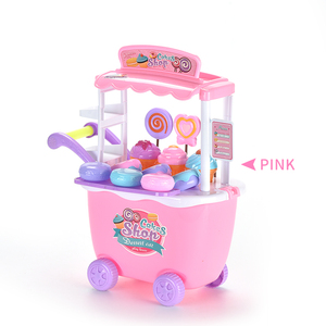 Faire semblant <span class=keywords><strong>de</strong></span> jouet pâtisserie gâteau bonbons chariot chariot faire semblant <span class=keywords><strong>de</strong></span> jouer nourriture Dessert ensembles enfant jouet avec <span class=keywords><strong>musique</strong></span> et éclairage - Product Image 5