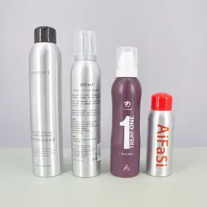 Manufacturers Factory Metal Bottles Custom Aluminum Aerosol Spray Bottles Empty Aerosol Can For Paint Cleaner Shampoo 500ml Can