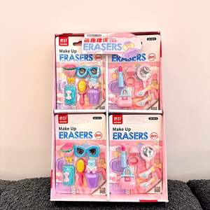 Cadeaux pour enfants d'âge scolaire, design de maquillage <span class=keywords><strong>princesse</strong></span> kawaii mignon, <span class=keywords><strong>gomme</strong></span> <span class=keywords><strong>à</strong></span> effacer en forme de rouge <span class=keywords><strong>à</strong></span> lèvres 3D pour filles - Product Image 4