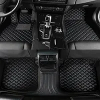 Custom Leather 3D Car Floor Mats Carpet Cover For Toyota ESTIMA FJ Cruiser HARRIER HIGHLANDER KLUGER HILUX Land Cruiser Prado