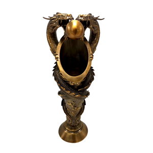 Tùy Chỉnh Chất Lượng Cao Kẽm Ally Antique Đồng Kim Loại Khắc Xi Lanh Pewter Rồng Trophy Huy Chương - Product Image 4