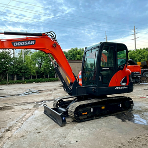 Clearance Sale 5.5 Ton Doosan DH55/DX55 Mini Excavator Second Hand Low Price 90% New Condition with Engine Gearbox Pump & PLC - Product Image 1