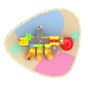 Equipo de Juegos Infantiles para Exteriores con Temática Animal Personalizada, Tobogán Comercial de LLDPE con <span class=keywords><strong>Aro</strong></span> de Baloncesto para Parque - Product Image 3