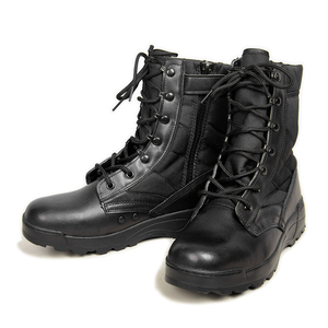 Bottes tactiques respirantes directes d'usine pour bottes en cuir <span class=keywords><strong>de</strong></span> style Panama <span class=keywords><strong>de</strong></span> combat en plein air - Product Image 2