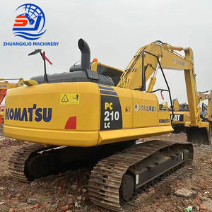 Excavadora de orugas usada de 21 toneladas Komatsu PC210, excavadora de segunda mano de 21 toneladas, precio bajo en buen estado, a la venta - Product Image 3