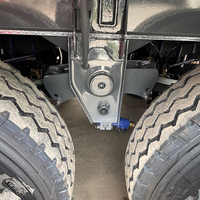 Semi-remorque benne basculante à 4 essieux pour le transport robuste de sable, gravier et charbon minier avec vérin hydraulique