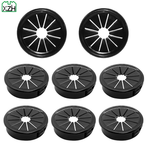 Gromet kabel 1-1. 1/2 inci penutup lubang kawat jenis gesper berbentuk kelopak untuk manajemen kabel dan perlindungan kabinet - Product Image 3