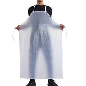 Transparent PVC <b>Apron</b> Long Waterproof Oil Proof For Food Processing Work Use Men Women Adult - Product Image 3