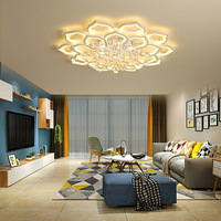 JACKSUN-Plafonnier LED en Cristal à Haute Sensibilité pour Salon et Chambre à coucher