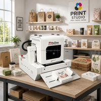 Mesin Cetak Digital Inkjet Single Pass DZ 400 2026 Baru dengan Printhead HP A4 untuk Tas Kertas, Tas Non Woven, Kotak Pizza, dan Serbet