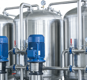 Sistema de Dosificación Química con Filtro de Agua por Ósmosis Inversa, Tanque de Presión y Motor para Planta de Ósmosis Inversa, 150L/Hora, 380V - Product Image 4