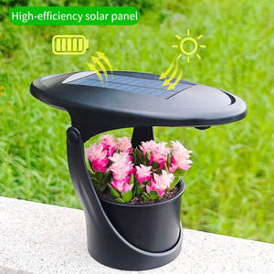 Lámpara solar impermeable IP65 para cultivo de plantas con maceta, luz solar de inserción en el suelo, encendido automático al anochecer y apagado al amanecer, para jardín o patio trasero. - Product Image 2