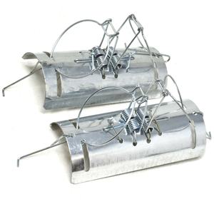 Pièges à taupes métalliques d'extérieur réutilisables, robustes, demi-tunnel, à bas prix, pour la capture des taupes et des gaufres dans la cour, la pelouse et le jardin - Product Image 6