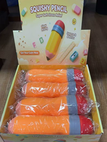 Crayon géant viral et tendance, jouet anti-stress à rebond lent, amusant à presser