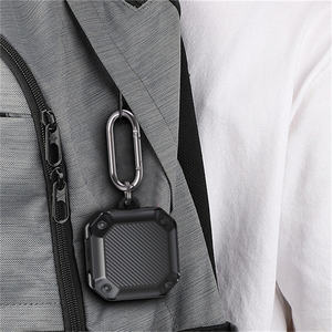 Funda protectora de fibra de carbono a prueba de golpes con llavero, para <span class=keywords><strong>Samsung</strong></span> <span class=keywords><strong>Galaxy</strong></span> <span class=keywords><strong>Buds</strong></span> <span class=keywords><strong>2</strong></span>, <span class=keywords><strong>Galaxy</strong></span> <span class=keywords><strong>Buds</strong></span> <span class=keywords><strong>Pro</strong></span> - Product Image 5