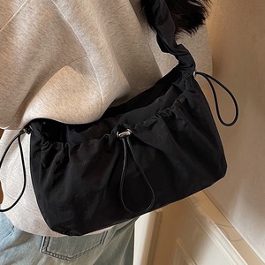 2025 mới hợp thời trang giải trí đi lại Túi tote cho phụ nữ công suất lớn đơn giản một vai chéo chéo kép xử lý zip đóng cửa - Product Image 3