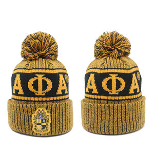 Gorro de Punto Personalizado de Alta Calidad, 100% Acrílico, con Patrón Jacquard, Unisex, con Pompón - Product Image 6