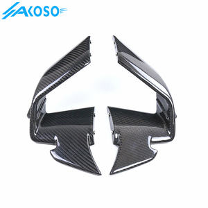 Paneles Laterales de Fibra de Carbono 100% 3K AKOSO con Alerones Fijos Carenado Winglets para Motocicleta <span class=keywords><strong>BMW</strong></span> <span class=keywords><strong>S1000RR</strong></span> <span class=keywords><strong>2023</strong></span> 2024 - Product Image 5