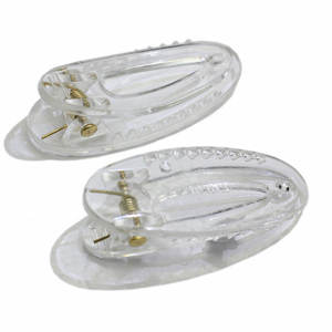 100 pièces clair acrylique pinces à cheveux accessoires clair pince à cheveux clair épingles à cheveux Barrette en gros usine - Product Image 1