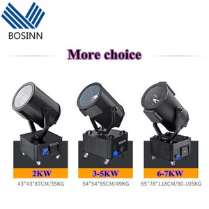 Projecteur Sky Rose 7000W à ampoule unique, lampe 7kw au xénon, faisceau de lumière rotatif automatique, canon à air, lumières de Noël - Product Image 4